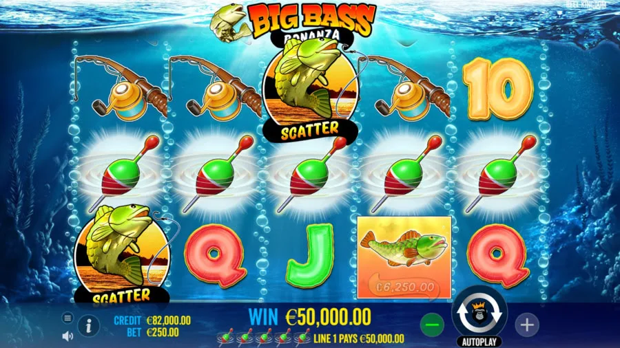 big bass bonanza free spin