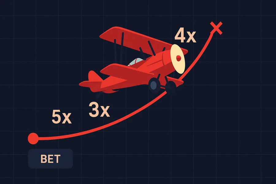 Crash game multiplie